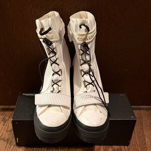 Converse Women's High-Top Sneakers - White and Black